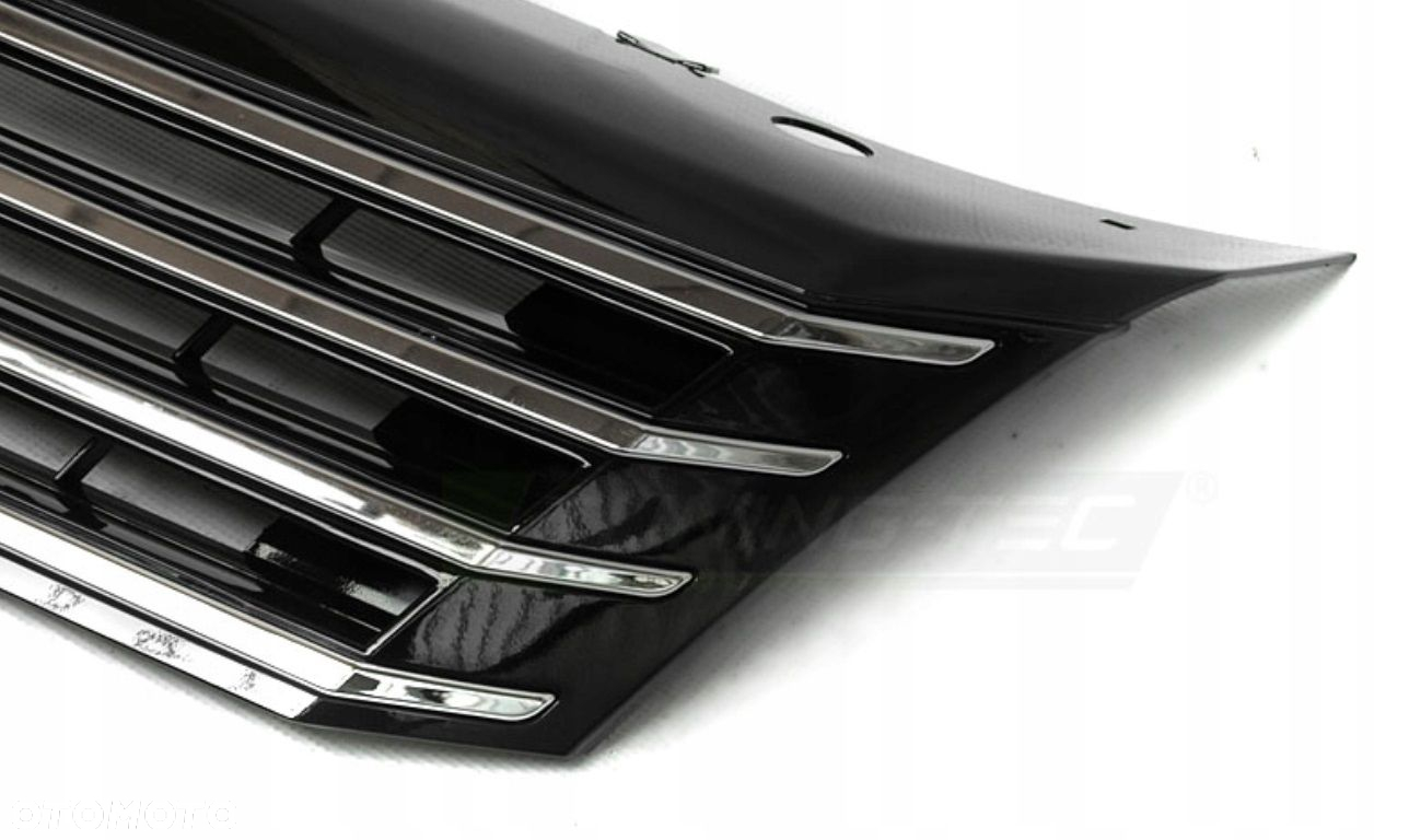 Atrapa Grill Tuning Black Chrom bez Logo VW Passat b7 3a 3aa 2010-2015 - 3