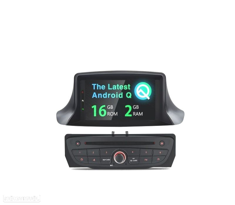 AUTO RADIO GPS PARA RENAULT MEGANE III E FLUENCE COM ANDROID 10.0 CARPLAY - 2