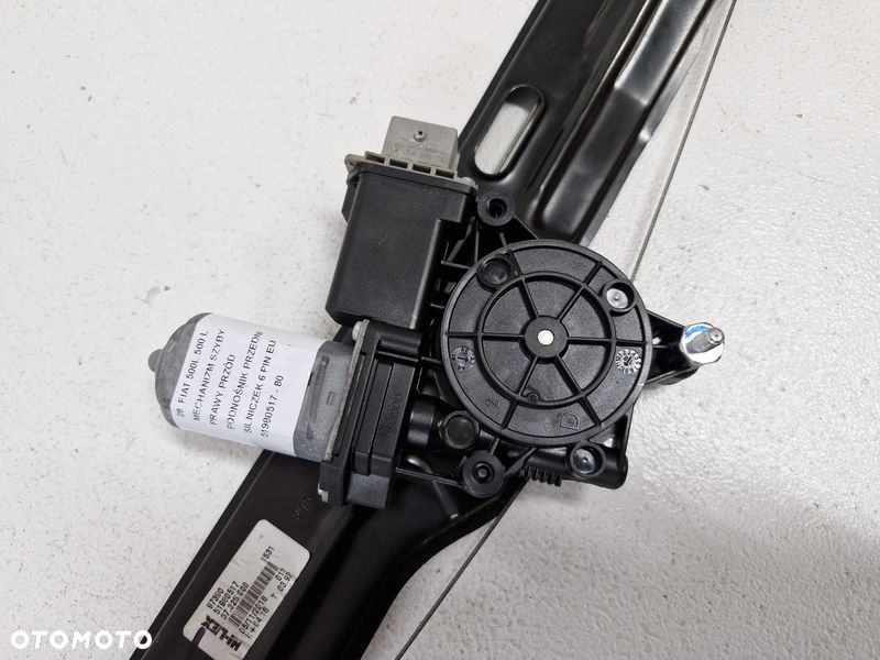 FIAT 500L PODNOŚNIK MECHANIZM SZYBY PRAWY PRZÓD 6 PIN EU EUROPA 51980517 - 4