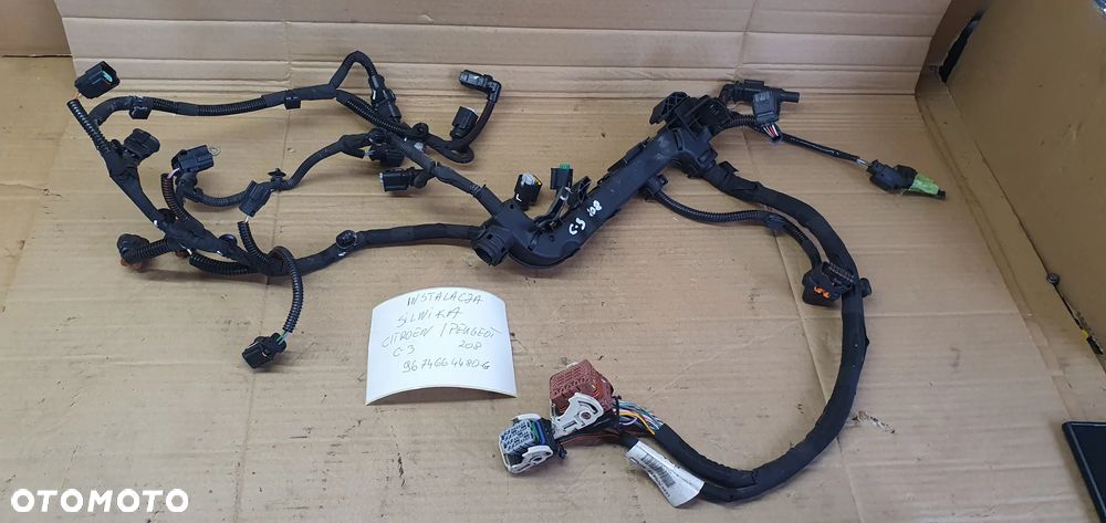 Wiązka instalacja silnika Citroen C3 II 1.0 VTI 9674664480 - 10