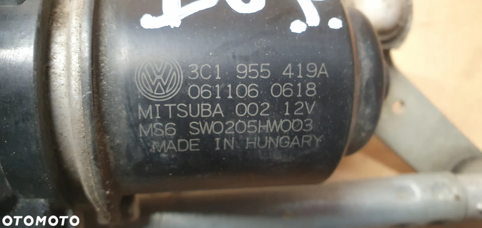 Mechanizm wycieraczek przód przedni VW Passat B6 3C1955023E 3C1955419A - 7