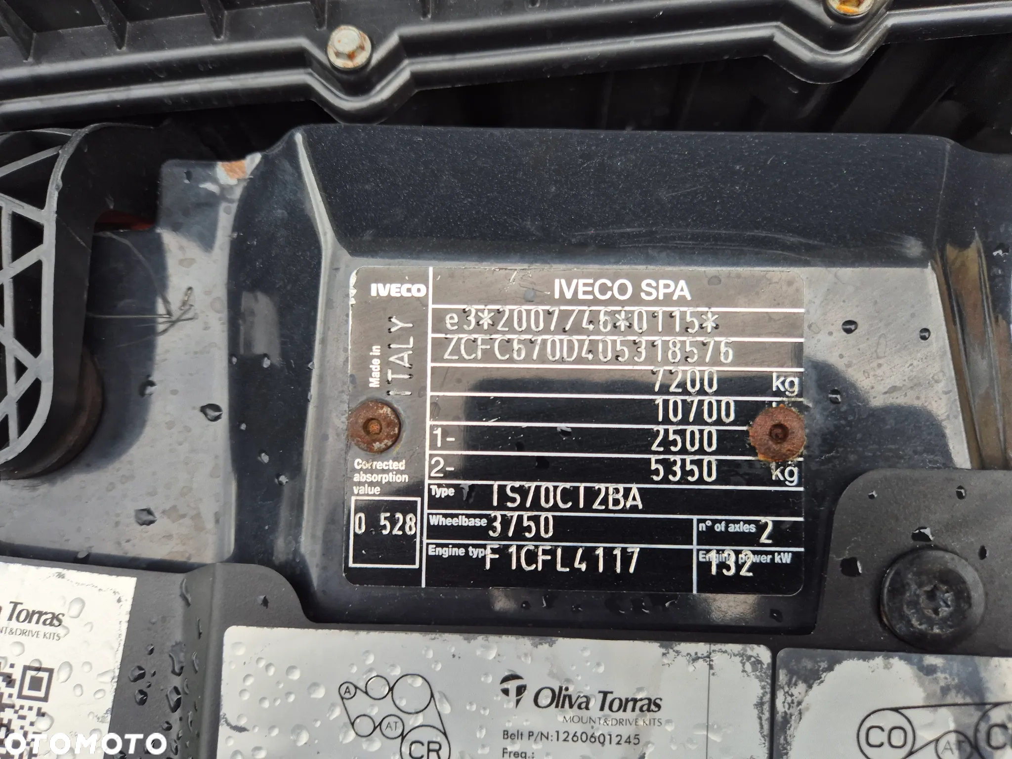 Iveco IVECO 72C18 3.0 70C18 IZOTERMA CHŁODNIA MROZNIA SPROWADZONY PODUSZKI - 21
