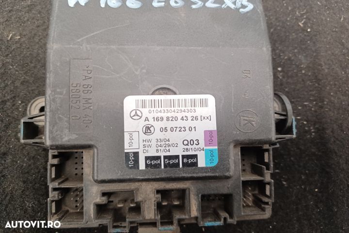 Modul confort A1698204326 A1698204326 Mercedes-Benz A-Class W169 [200 - 3