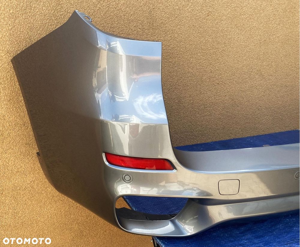BMW X5 F15 M-PAKIET A52 ZDERZAK TYŁ TYLNY KOMPLETNY 4szt PDC HAK Oryginał - 7