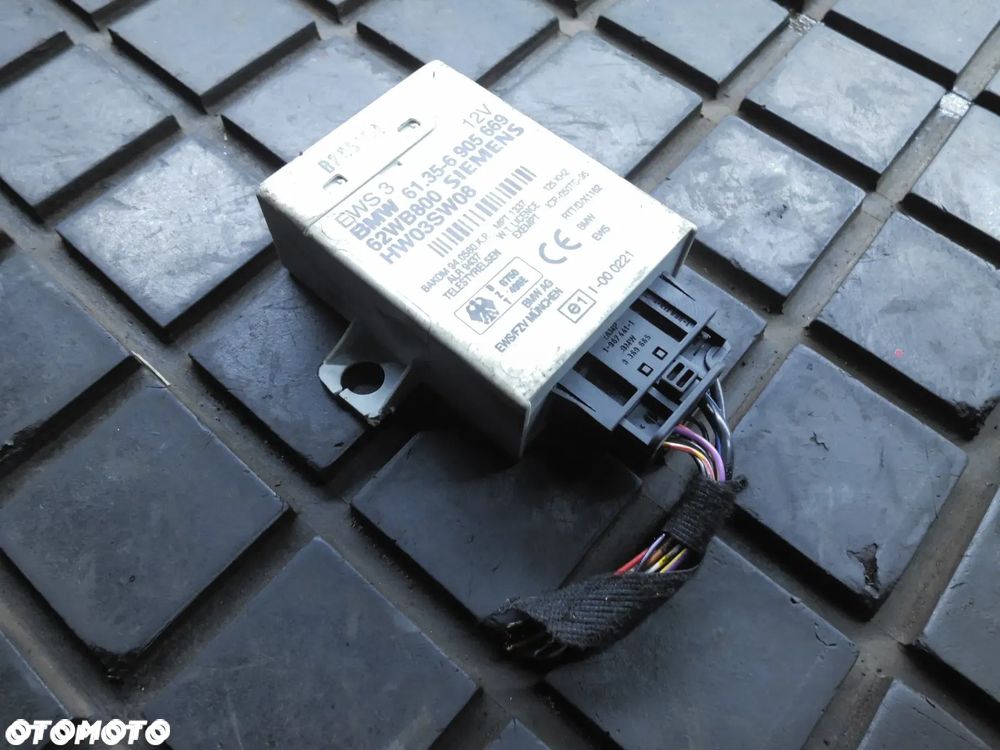 MODUŁ IMMO IMMOBILAIZERA STEROWNIK EWS 3 6905668 BMW E46 E39 WTYCZKA INSTALACJA POSIADAM 2 SZT - 3