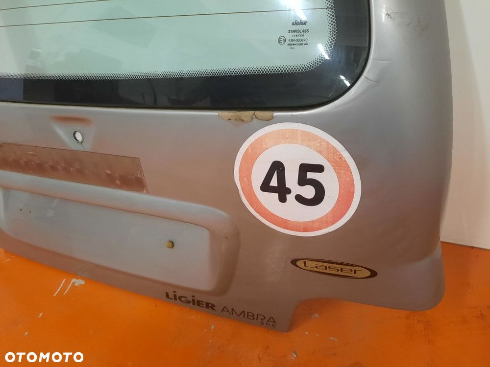 LIGIER AMBRA 505 CM 99-06 DISEL KLAPA  SZYBA BAGAŻNIKA - 7