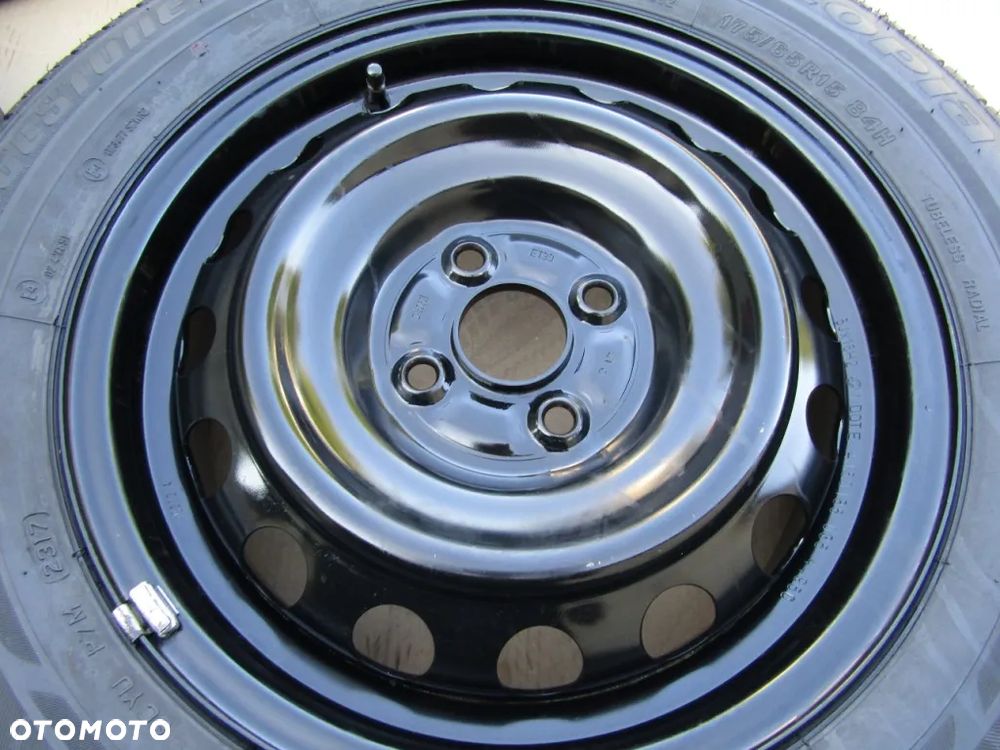 4x Felgi Koła 15 Toyota Yaris III IQ ET39 + Opony 175/65 15 Bridgestone - 9