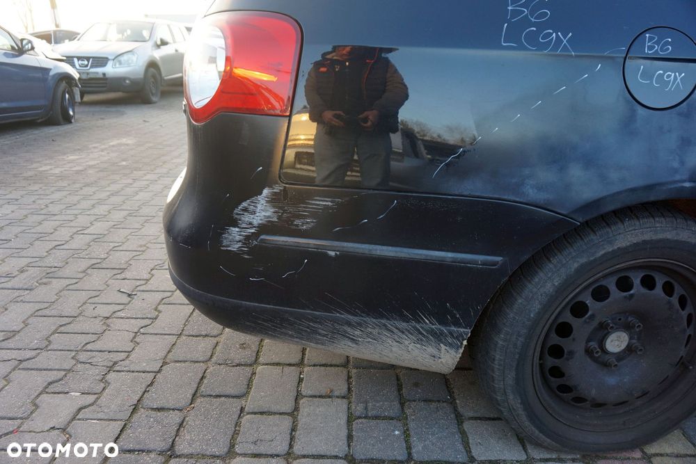 ZDERZAK TYLNY PASSAT B6 KOMBI LC9X  CZARNY VOLKSWAGEN 2005-2010 - 5