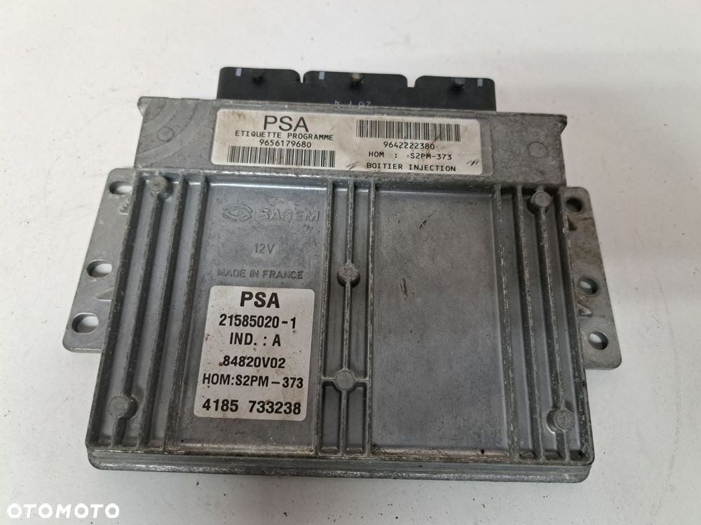 PEUGEOT CITROEN KOMPUTER  STEROWNIK  SILNIKA 9642222380 - 3