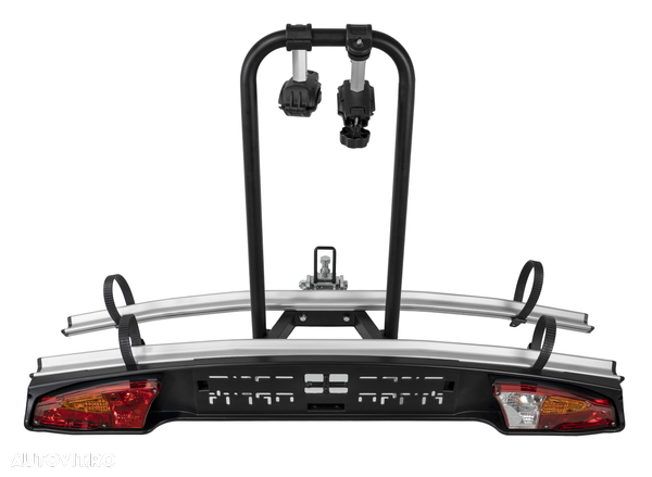 Suport bicicleta pe carlig Menabo Merak Tilting, rabatare, 2 biciclete