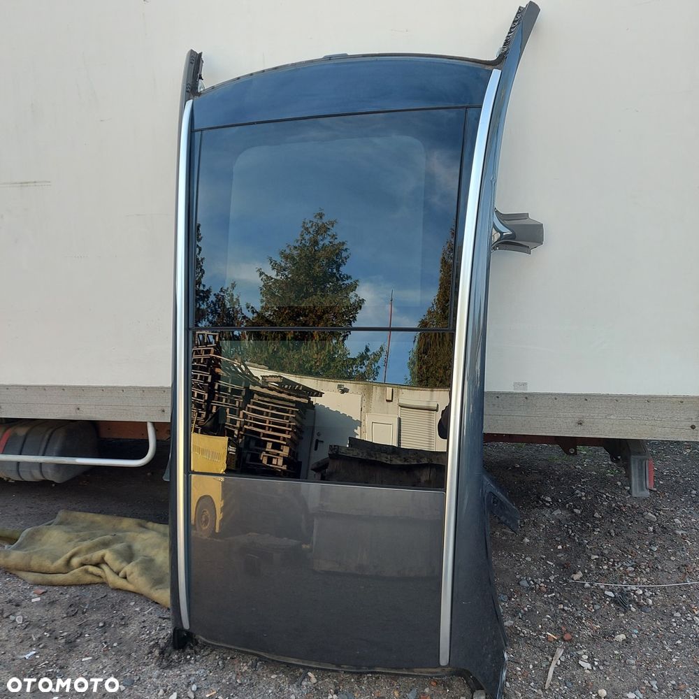 DACH SZYBERDACH PANORAMADACH MERCEDES C W205 COMBI KOMBI ORYGINAL DEMONTAZ CHROM RELING SLUPEK POSZYCIE - 2