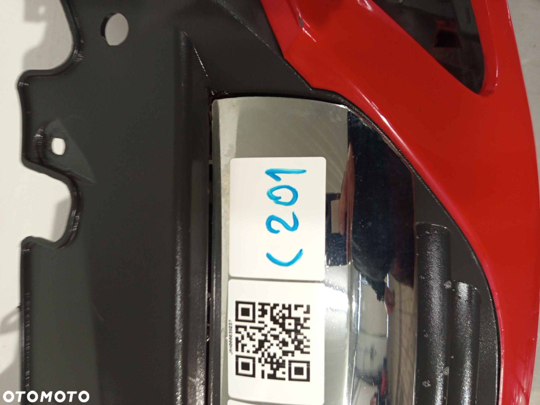 ^ ZDERZAK PRZÓD PRZEDNI OPEL CORSA D Z547 CZERWONY - 4