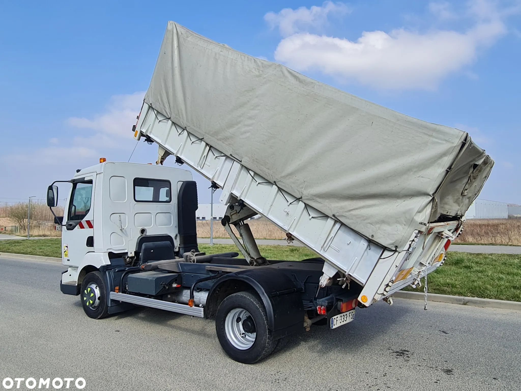 Renault Midlum Wywrotka 3 str Czołownica Specjalny Tylko 116 tys km Plandeka - 21