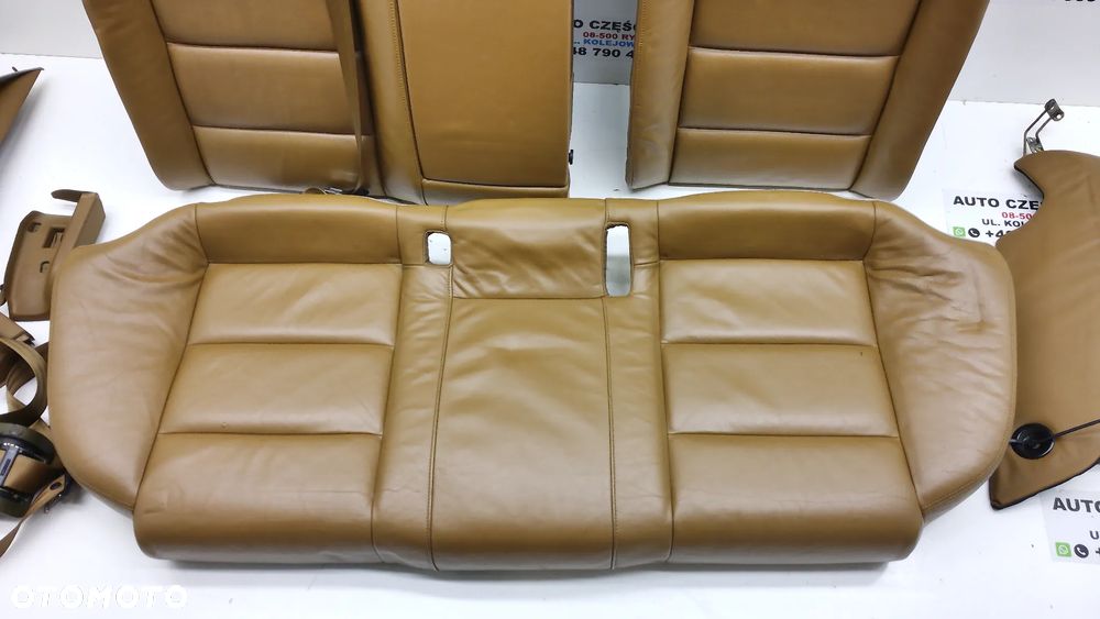 Audi A6 C6 Sedan Kanapa Oparcie Boczki Pasy Brąz - 2