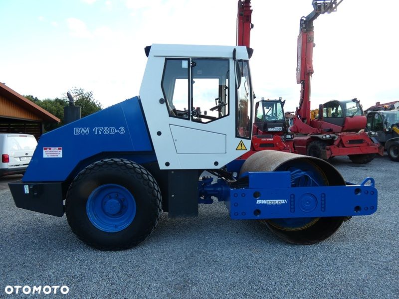 Bomag BW178D-3 / Guma - Stal / Walec Drogowy / Super Stan / 2600mtg / - 5