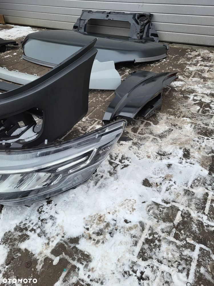 IVECO DAILY 2014-2024 CAŁY KOMPLETNY PRZÓD MASKA BŁOTNIKI ZDERZAK GRILL ATRAPA LAMPY LED - 8