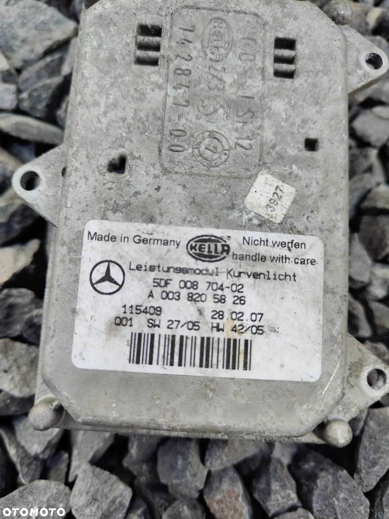 MERCEDES W211 w219 w164 Moduł Skrętu Lampy Xenon A0038205826 - 2