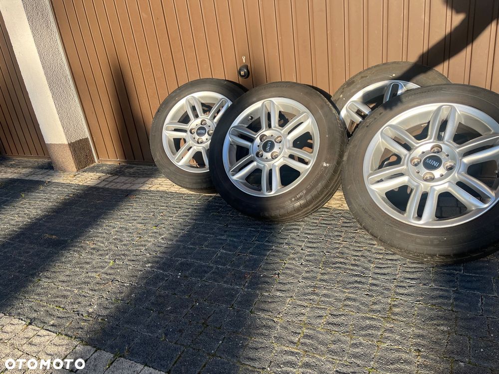 4 sztuki, 195/55 R16 Felgi aluminiowe Mini Cooper oryginał - 3