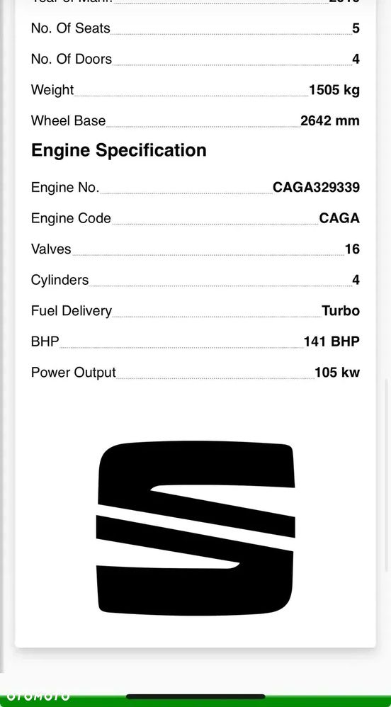 SILNIK KOMPLETNY AUDI SEAT EXEO A4 A5 Q5 2.0 TDI CAG CAGA 105KW 143KM EUROPA - 10