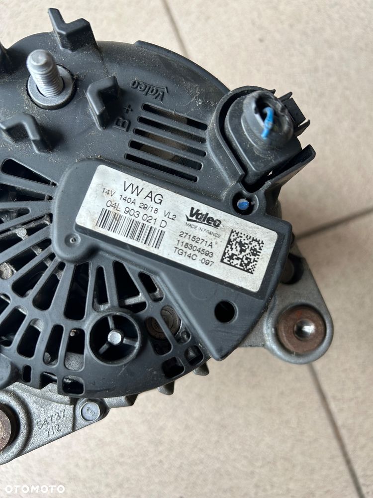 Alternator 1.6 1.9 tdi 04L903021D Skoda Octavia II III Seat Leon II III Volkswagen Golf VI VI Audi A3 8P 8V - 4