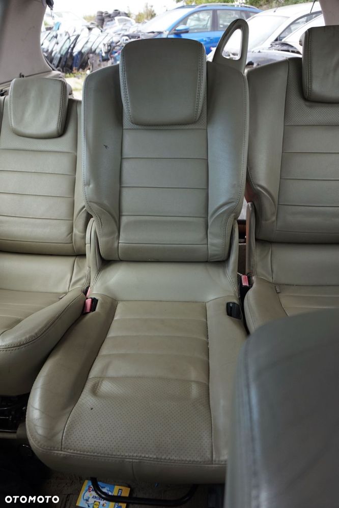 FOTELE FOTEL PRZEDNI LEWY PRAWY KANAPA WNĘTRZE SCENIC GRAND II PH2 LIFT SKÓRA BEŻOWA 7-OS RENAULT 2006-2009 - 14