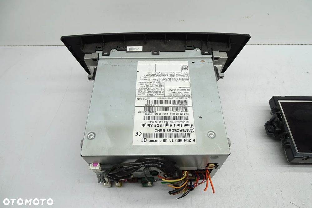Mercedes C Klasa W204 LIFT Radio z wyświetlaczem A2049001108 A1729016500 - 5