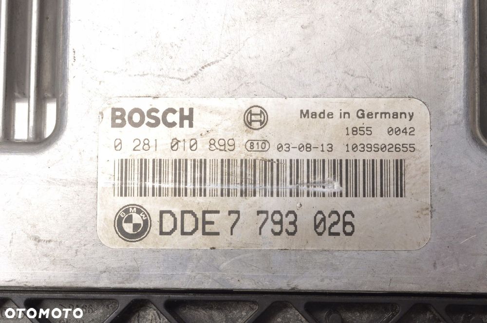 BMW E65 740D STEROWNIK SILNIKA 7793026 0281010899 - 2