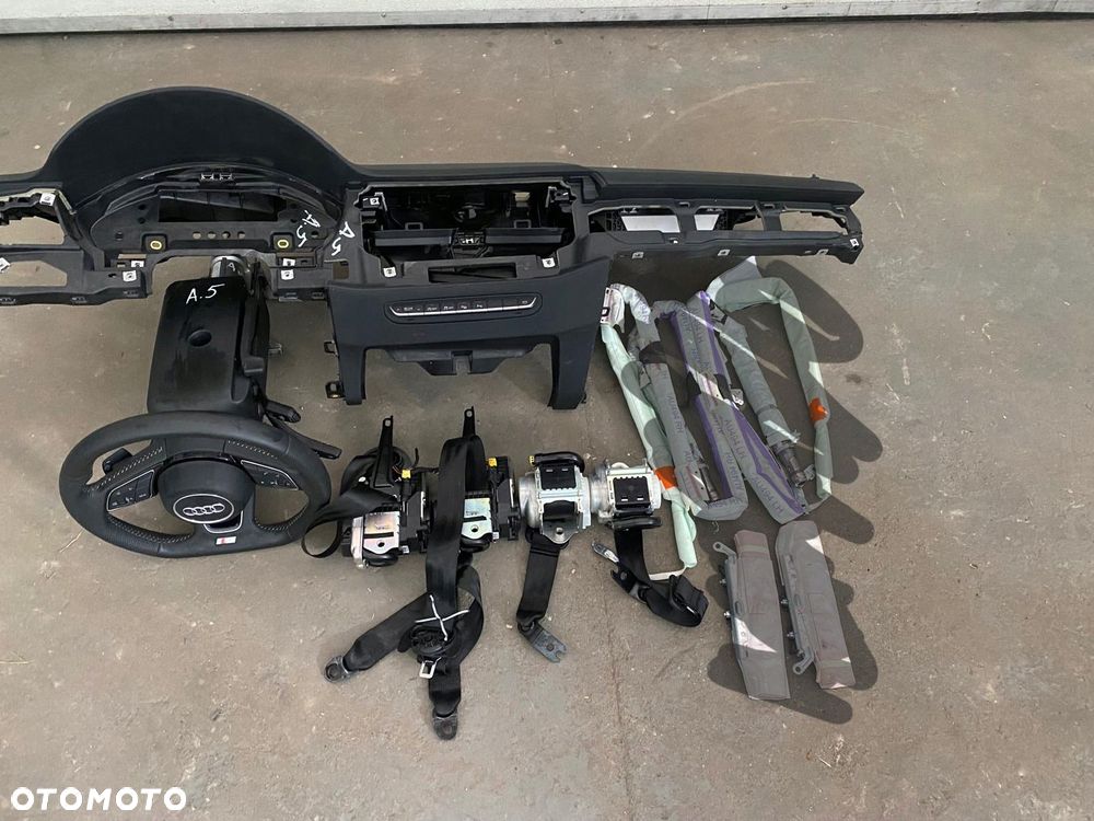 konsola airbag pasy audi a5 ii lift s-line - 2