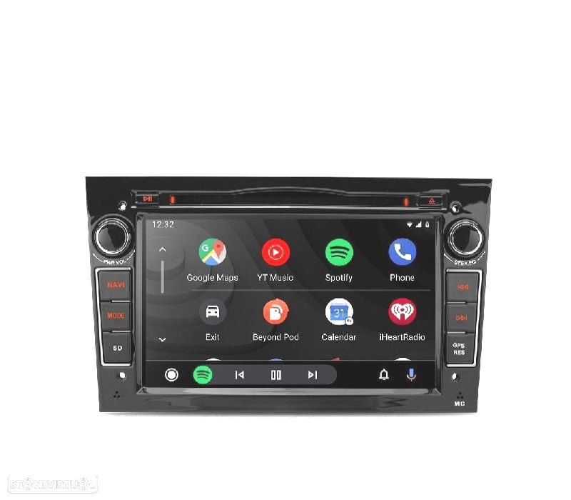 AUTO GPS ANDROID 11 PRETO PARA OPEL ASTRA H VIVARO ZAFIRA VECTRA CORSA D - 8