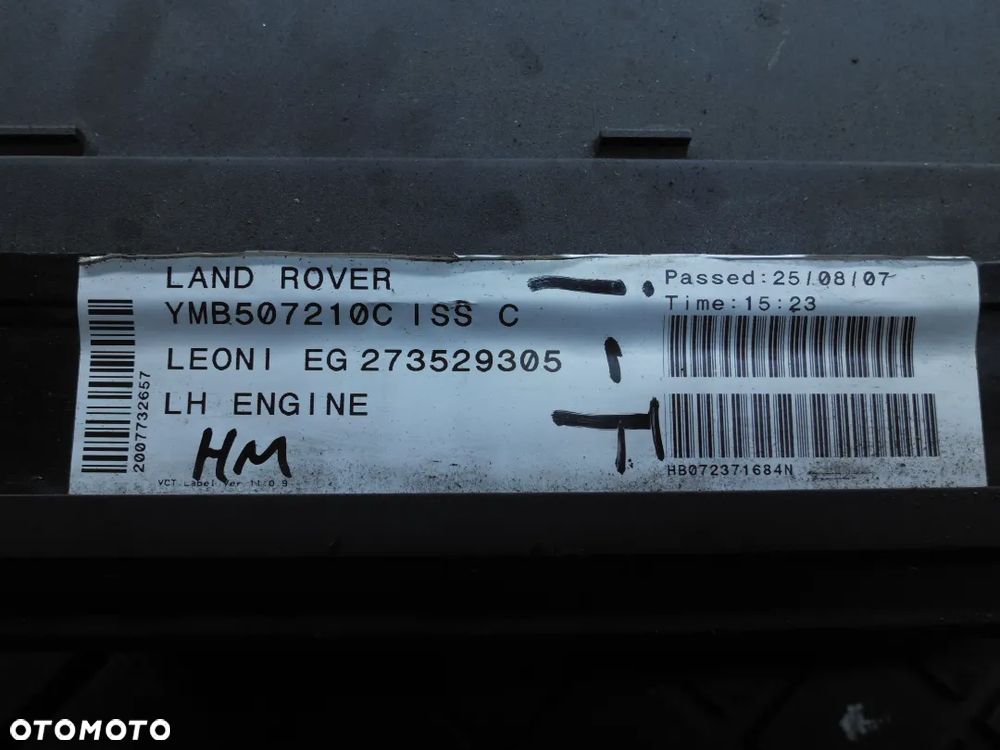 SKRZYNKA BEZPIECZNIKÓW RANGE ROVER SPORT L320 3.6 V8 YMB507210C - 2