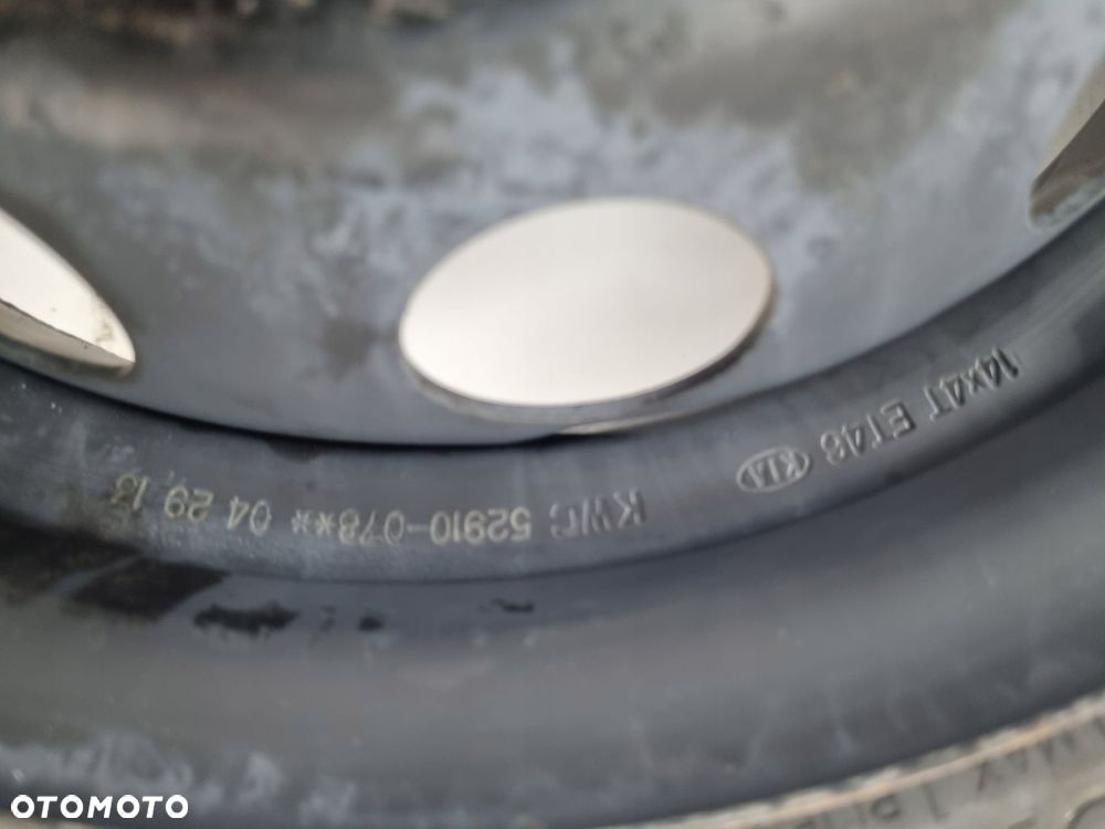 KOŁO DOJAZDOWE Kia Picanto Hyundai i10 105/70 D14 R14 52910-078** zapas - 4