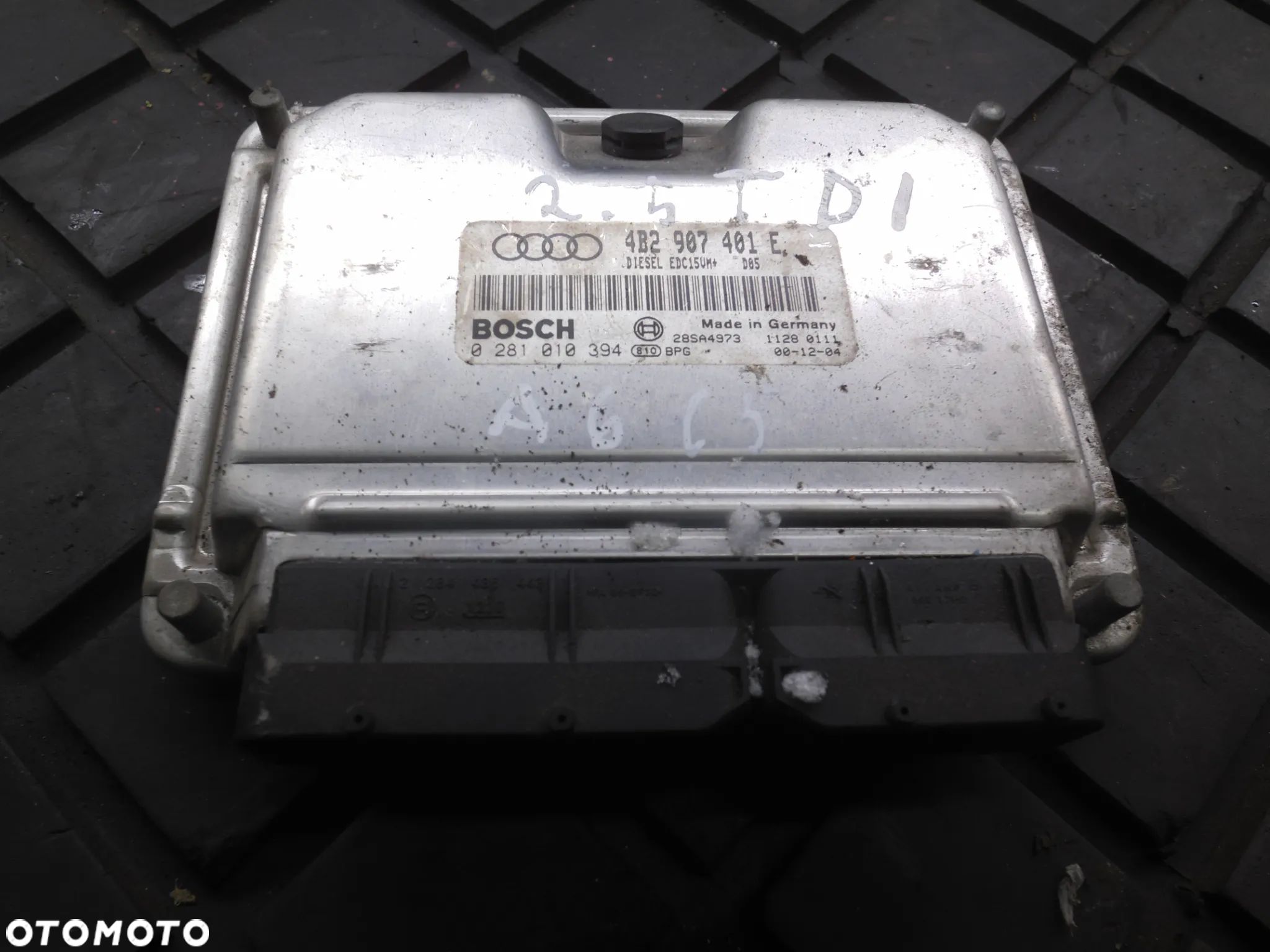 KOMPUTER AUDI A6 C5 2.5 TDI 4B2907401E 0281010394 - 1
