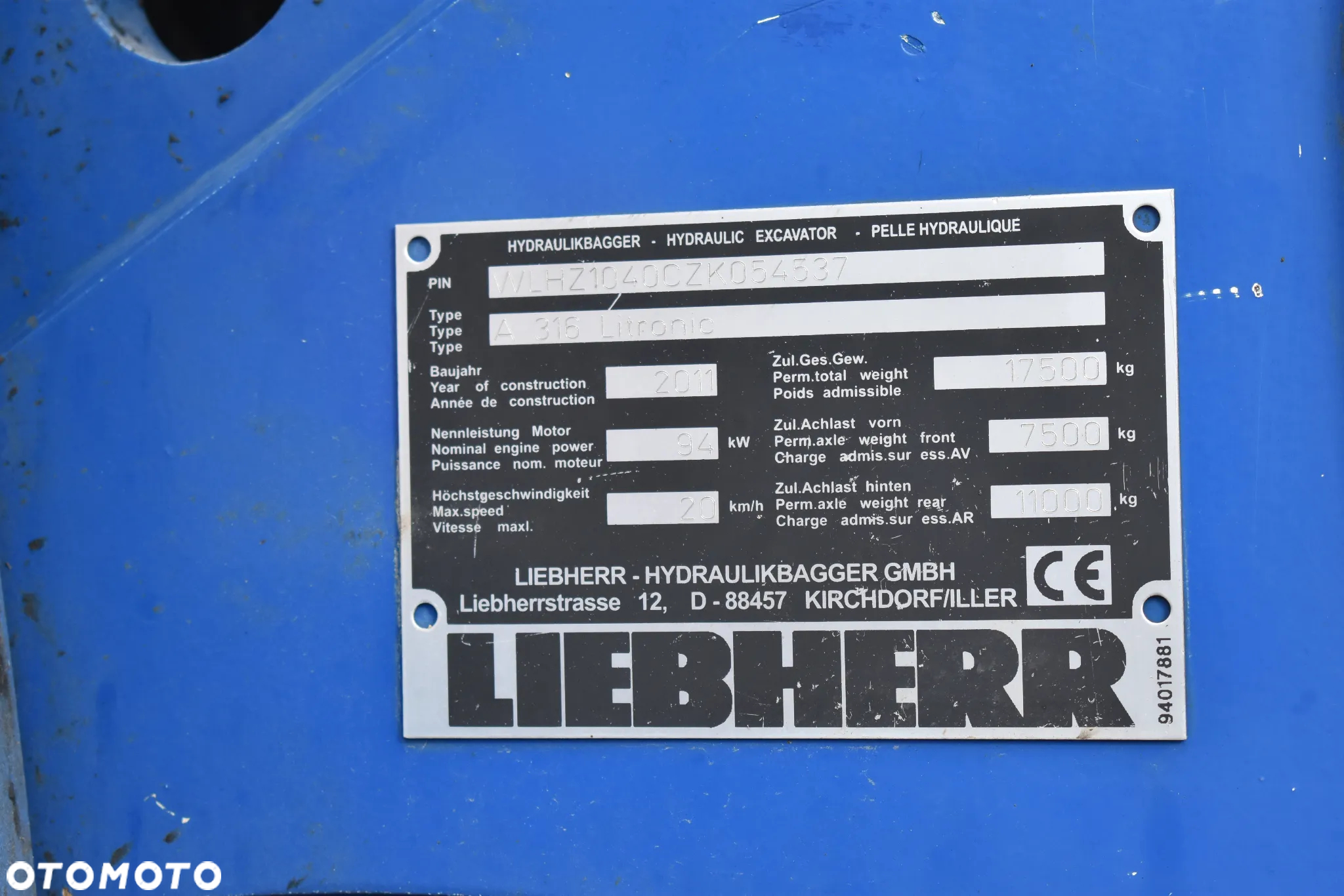 Liebherr 316 Koparka kołowa 18 T. / Klimatyzacja/ Szybkozłącze/ 11.200 Mth/  Stan perfekcyjny ! - 22