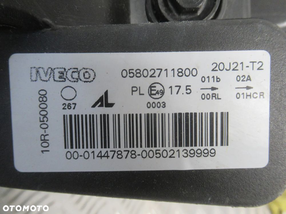 LAMPA PRZEDNIA PRZÓD LEWA IVECO DAILY IV 4 LIFT FULL LED 2019 - 21