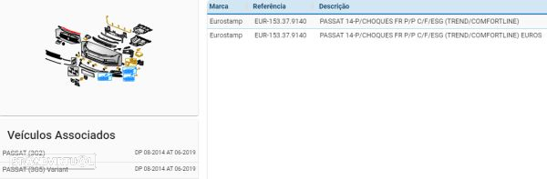 Para Choques Frente Volkswagen Passat (3G2, Cb2) - 6