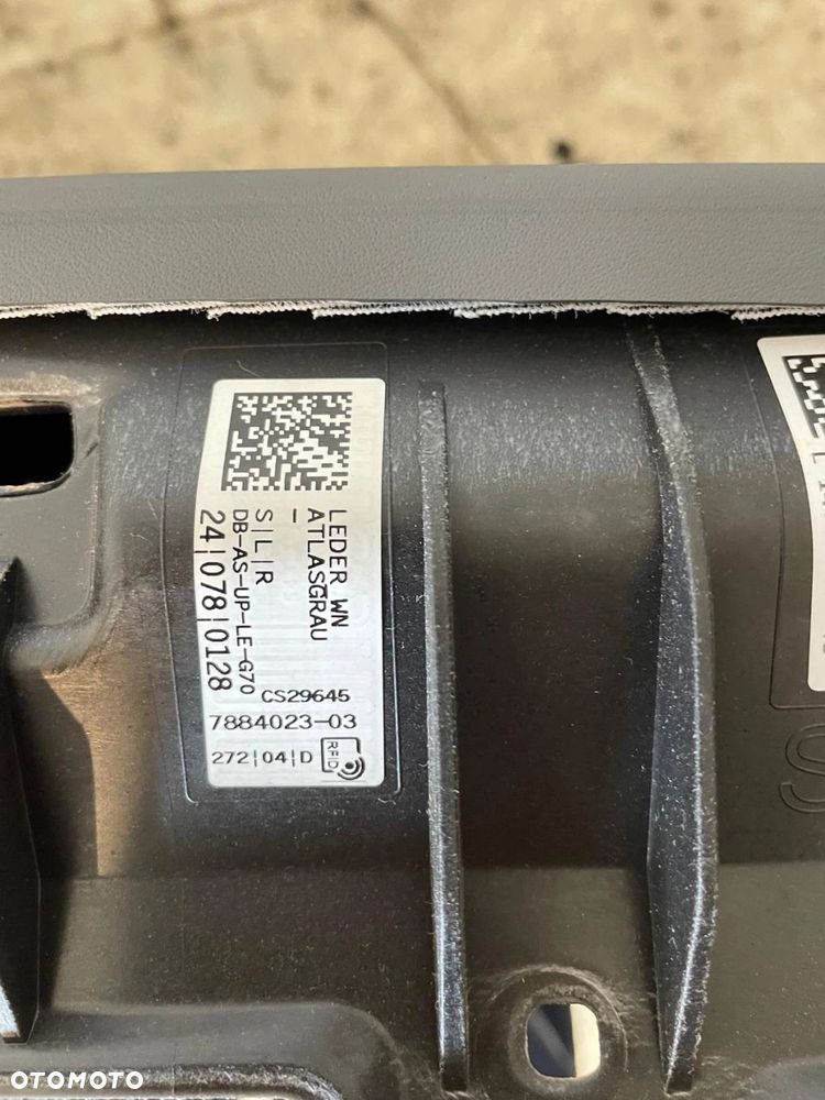 DESKA ROZDZIELCZA KOKPIT KONSOLA BMW 7 G70 LEDER ATLASGRAU HUD - 8