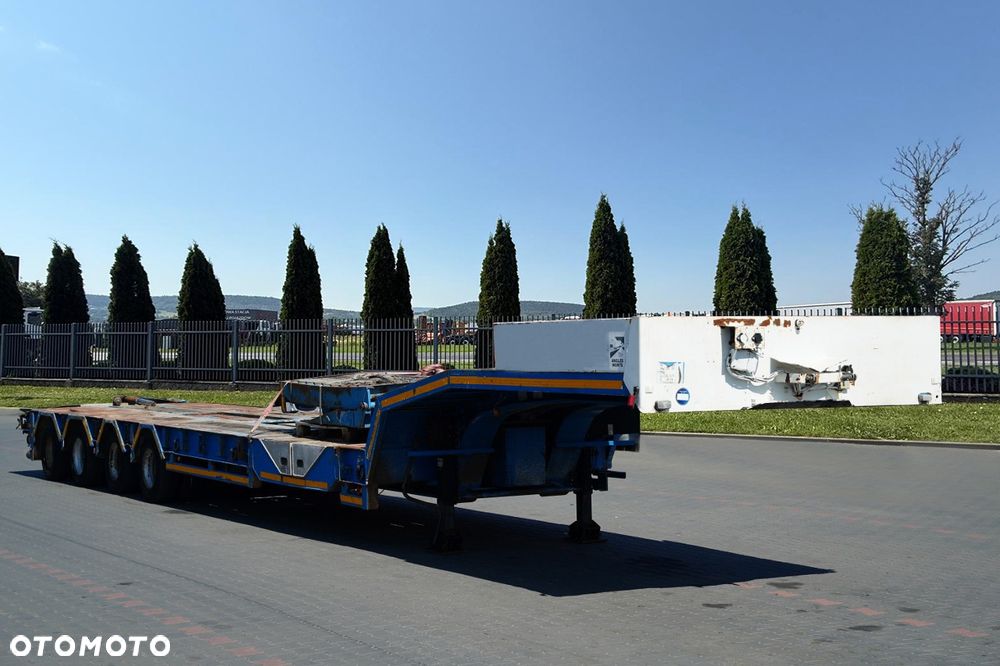 Trax NACZEPA / LAWETA NISKOPODWOZIE 15,3 M / 4 OSIE / 2 SKRĘTNE / DMC 65 000 KG - 4