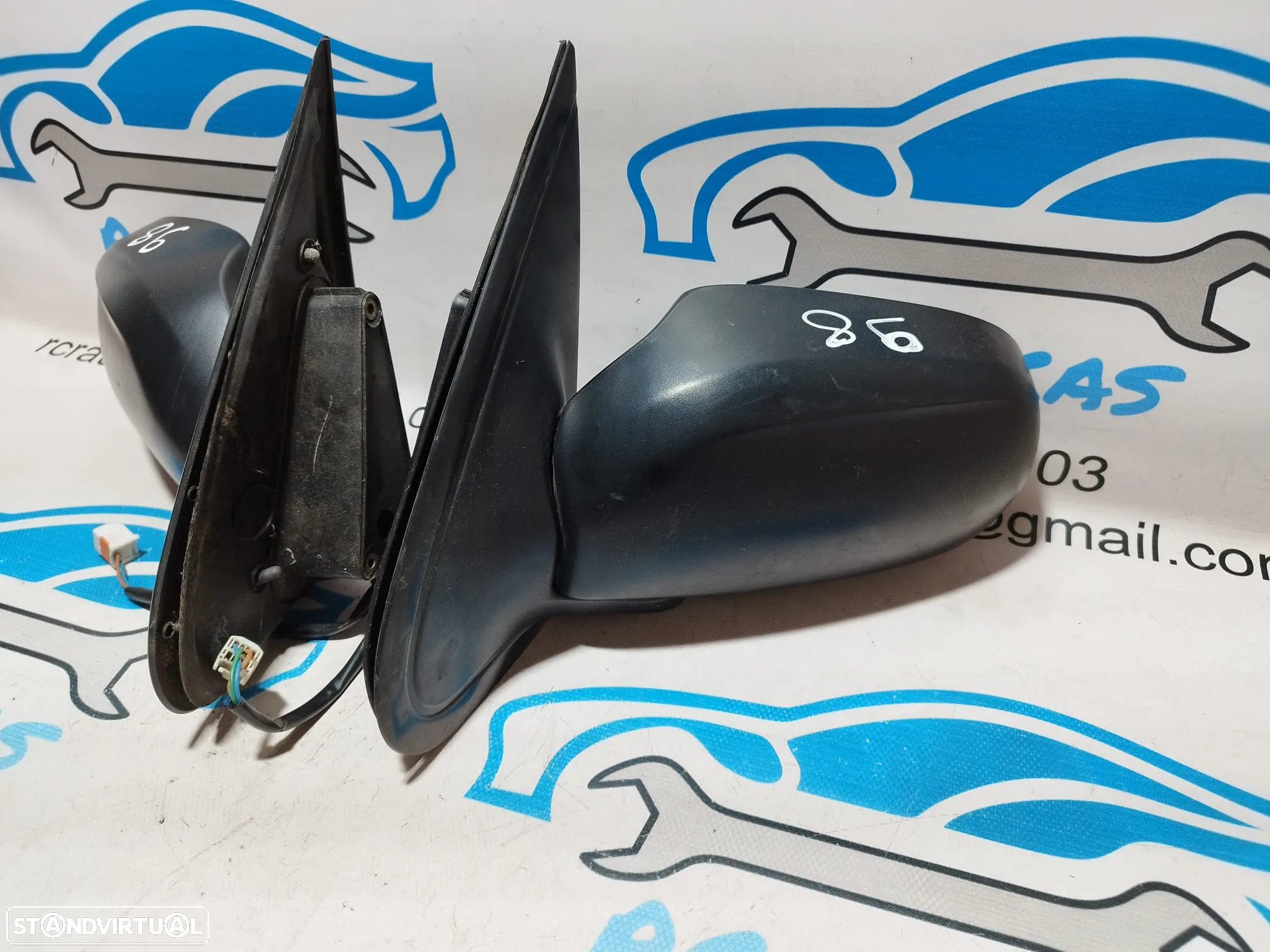 ESPELHO RETROVISOR ESQUERDO DIREITO MAZDA MPV II 2 MK2 LW LC6469180B LC6469120B TRIBUTE EP ELETRICO AQUECIDO ESPELHOS RETROVISORES - 7