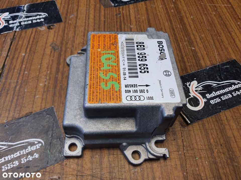 Sensor 8E0959655 Poduszek Moduł Poduszek Sensor Airbag Sterownik Audi A4 B6 8E0959655 - 3