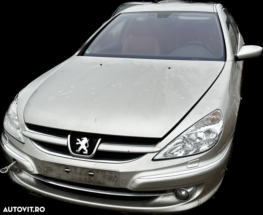 Peugeot 607 v6 benzina 2005 Facelift cutie automata scaune tapițerie piele far bara aripa capota usa navigație GPS - 2