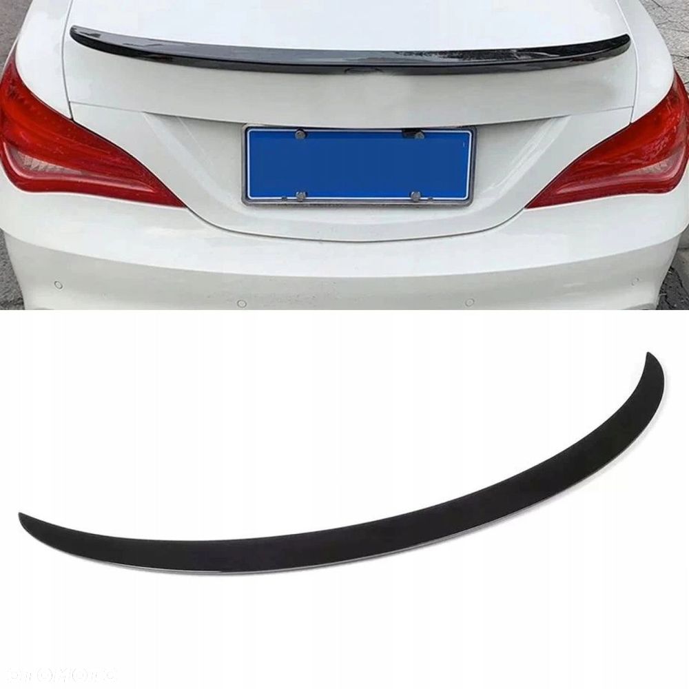 SPOILER lotka klapy MERCEDES W117 CLA czarny połysk - 1
