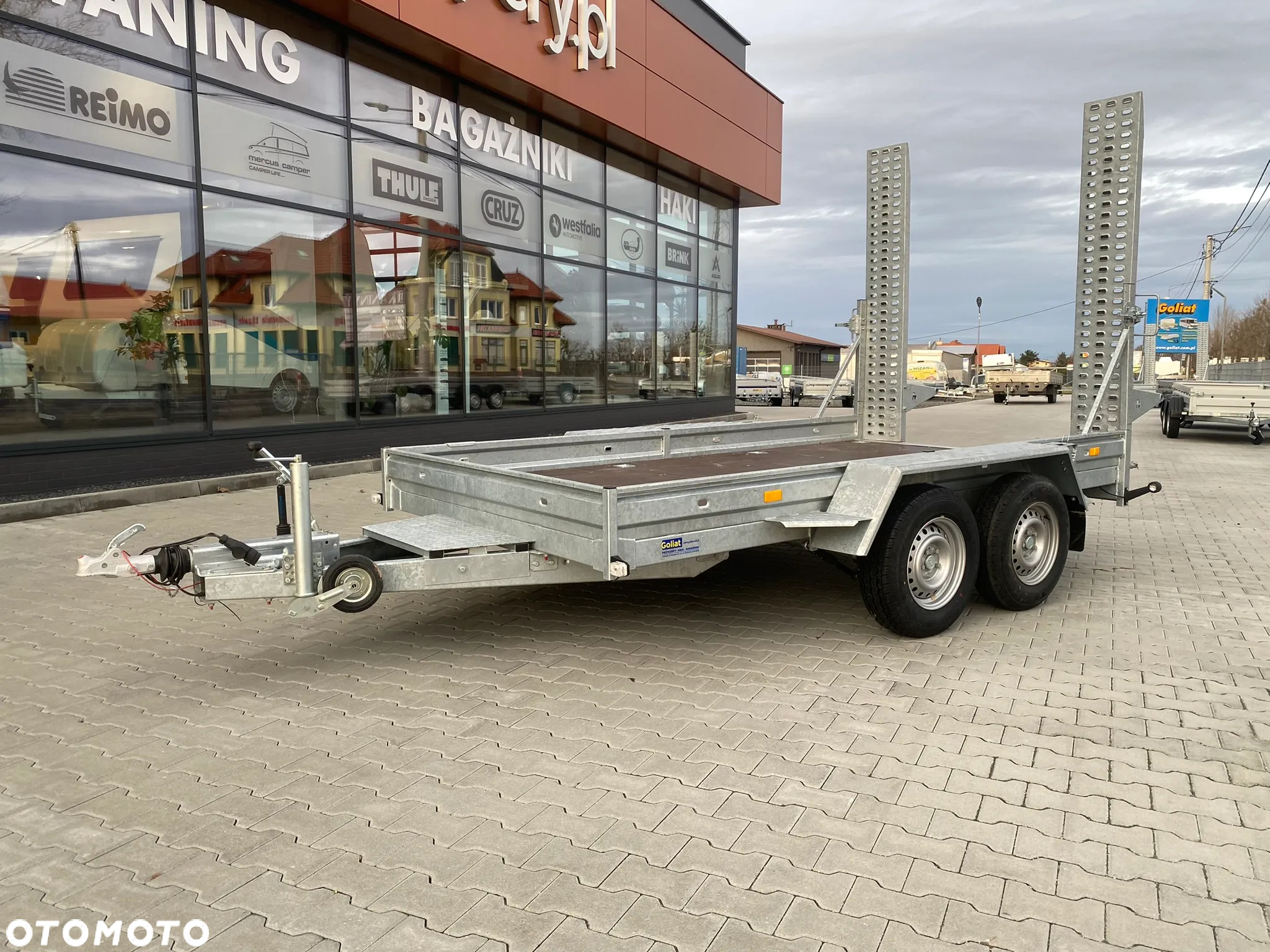 Niewiadów KOPARKA 3500kg pod minikoparki laweta przyczepa - 2