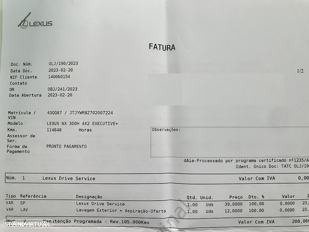 Lexus NX 300h Executive Plus - 39