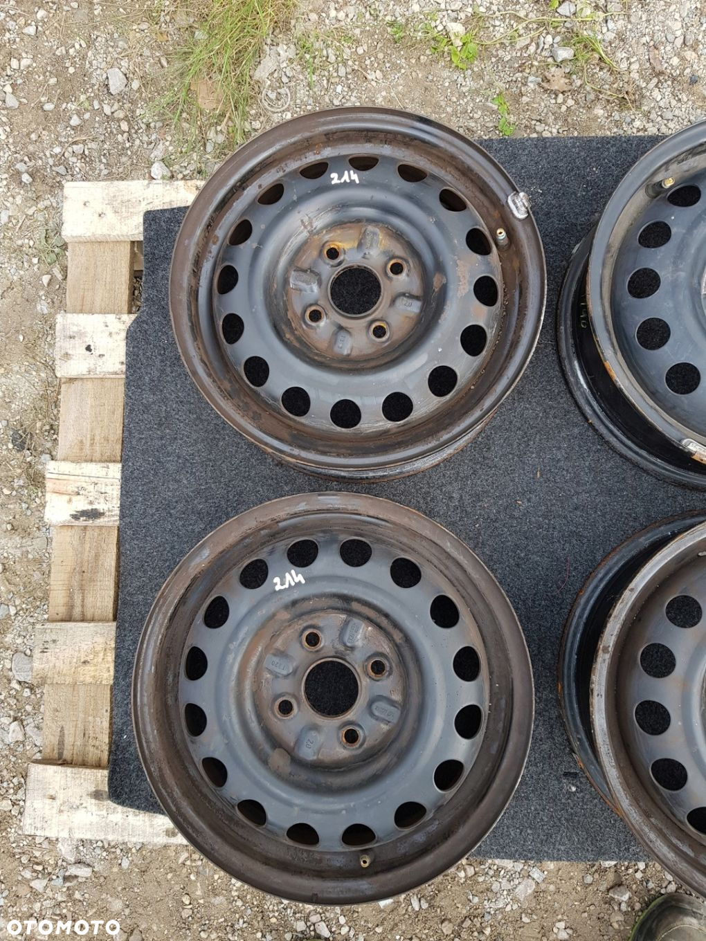 FELGI STALOWE TOYOTA AYGO CITROEN 4.5 x 14 4X100 ET39 2140679 - 2