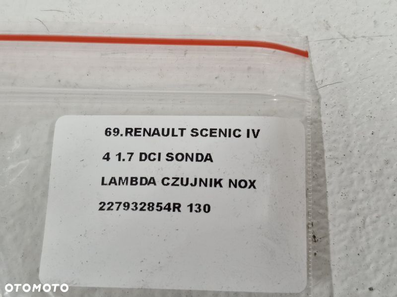 RENAULT SCENIC IV 4 1.7 DCI SONDA LAMBDA CZUJNIK NOX 227932854R - 7