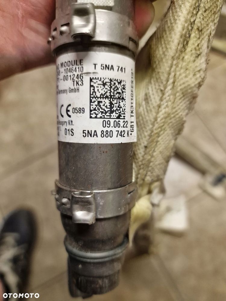 kurtyna airbag vw tiguan ii lewa 5na880741k lub prawa 5na880742k - 2