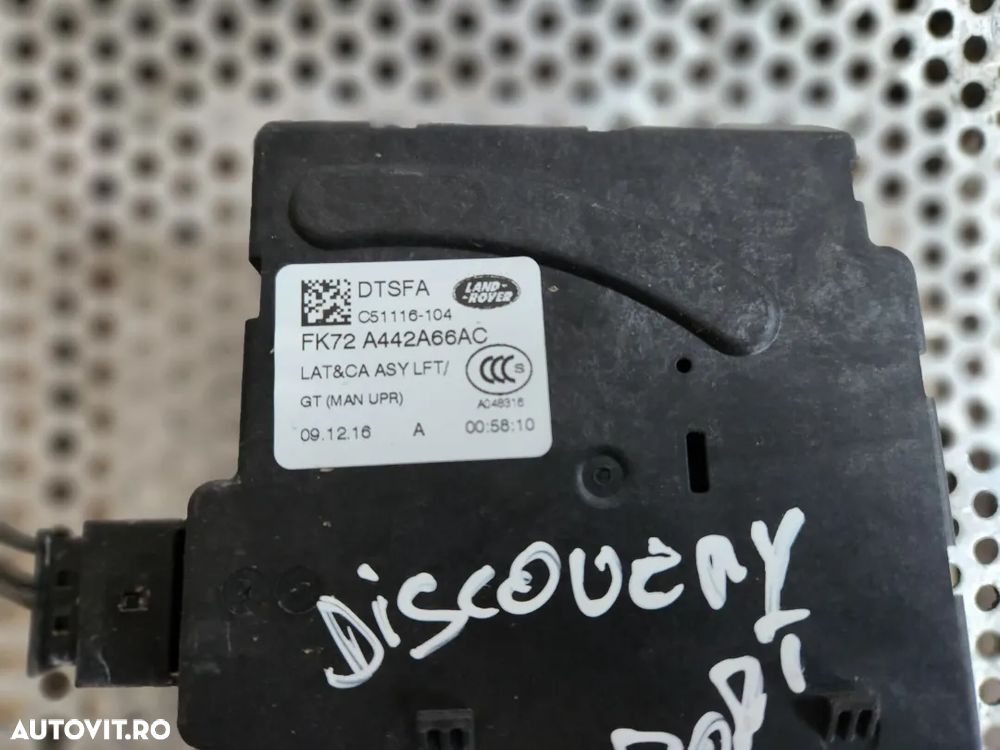 Broasca Blocator Haion Hayon Land Rover Discovery Sport L550 An 2014-2015-2016-2017-2018-2019 Cod FK72-A442A66AC Dezmembrez Land Rover Discovery Sport An 2014-2015-2016-2017-2018-2019 L550 Volan Stanga - Dezmembrari Arad - 4