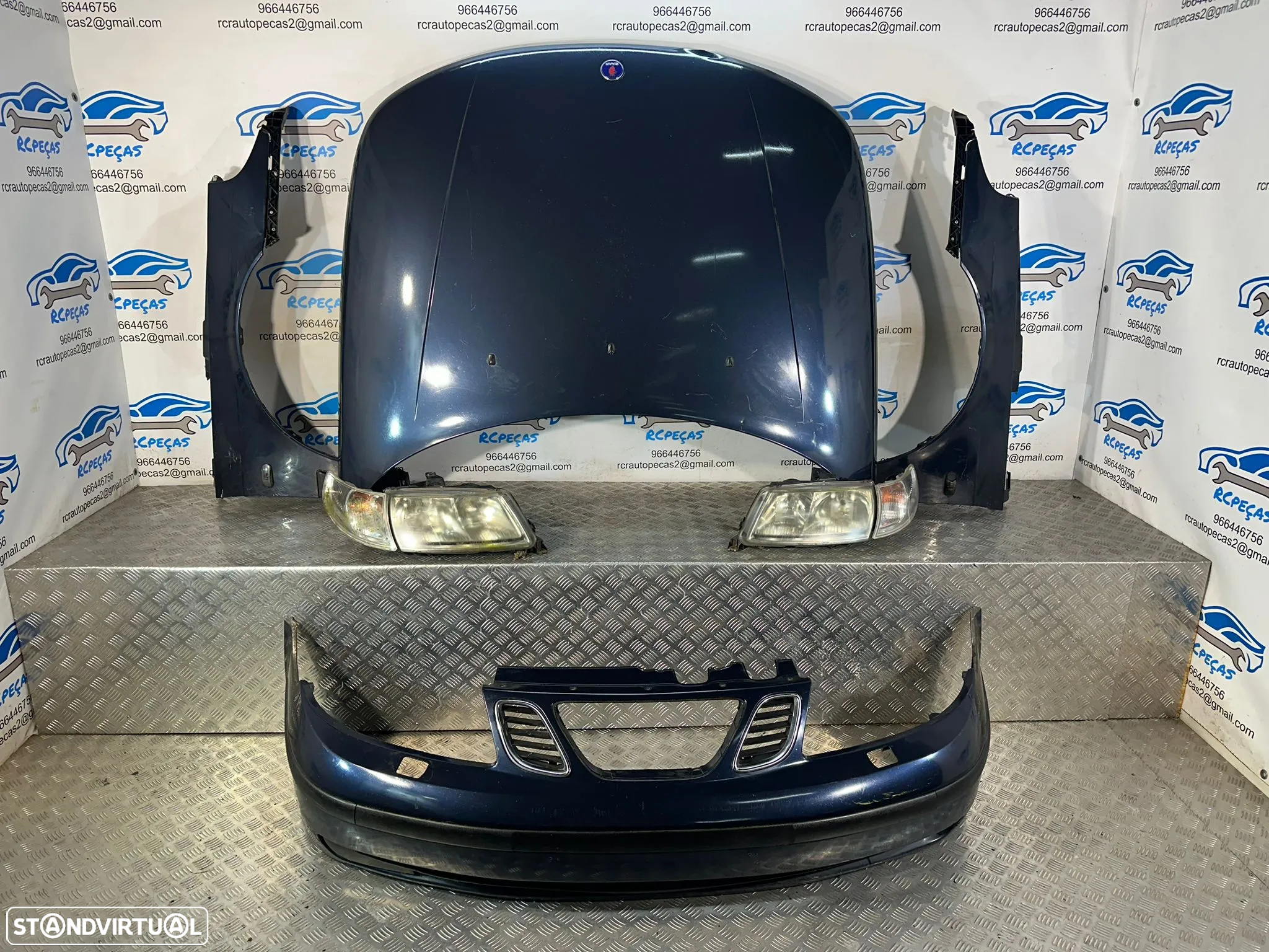 Frente Saab 9-5 YS3E Facelift 2001 - 2009 - 5