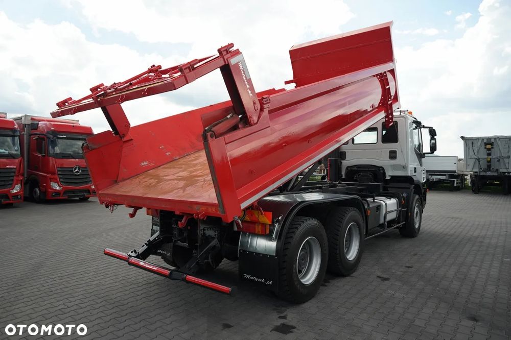 Iveco TRAKKER 450 / 6X4 / WYWROTKA / HYDROKLAPA / HYDROBURTA / BORDMATIC / CZOŁOWNICA / EURO 5 / - 11