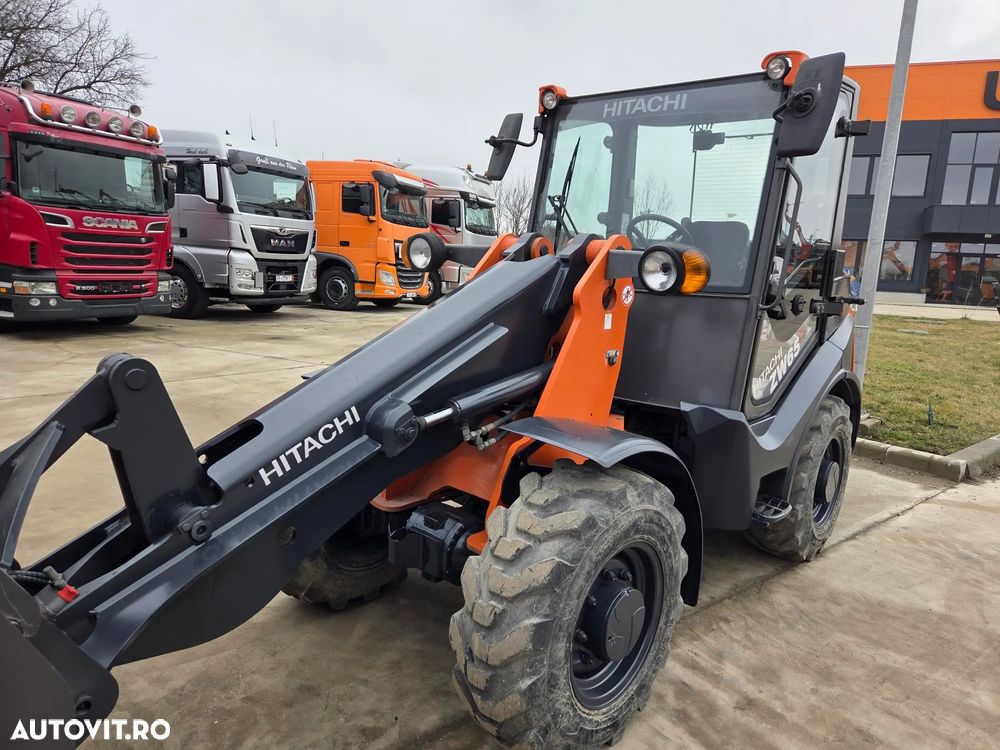Hitachi ARTICULAT ZW65, Ridica 2,4tone la 3,2m, incarca 8x4 si semiremorci basculabile, 2019, 1.790h, 4x2, Cupla rapida, cupa 1mc, furci, AC, Anvelope 70%-ok, STARE FOARTE BUNA, POSIBILITATE LEASING 3 ani-PROMOTIE 34.900 EUR+Tva - 11